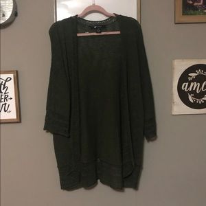 Olive sweater/ Cardigan